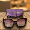 Gafas de sol mujer marrón con lente degradado rosado, estilo vintage