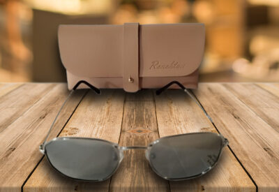 Gafas de sol metálicas hexagonales plateadas con lente espejo plata y doble puente, estilo vintage