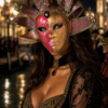 venezia_maschera_carnevale_3 Máscara Veneciana Original «Rubí de San Marcos» — Carnaval de Venecia